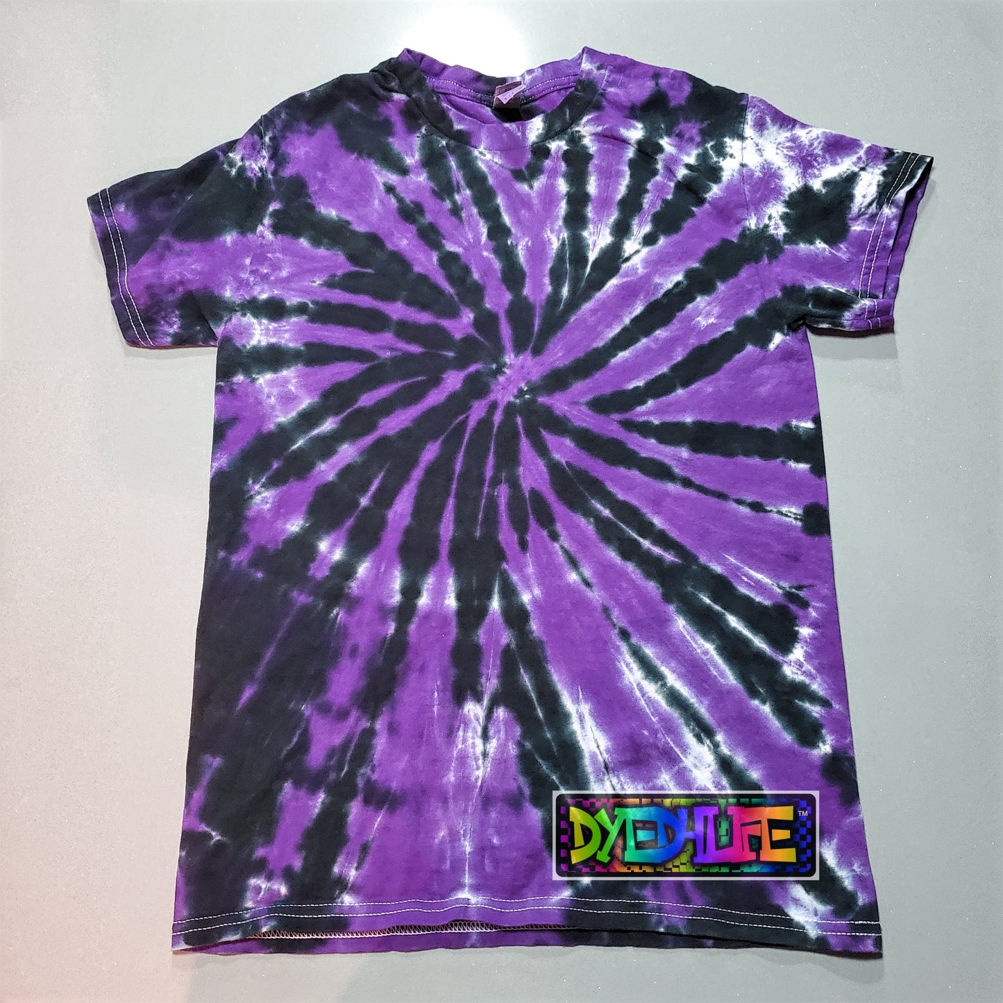 Ladies Original Spiral Design Tie Dye T shirt