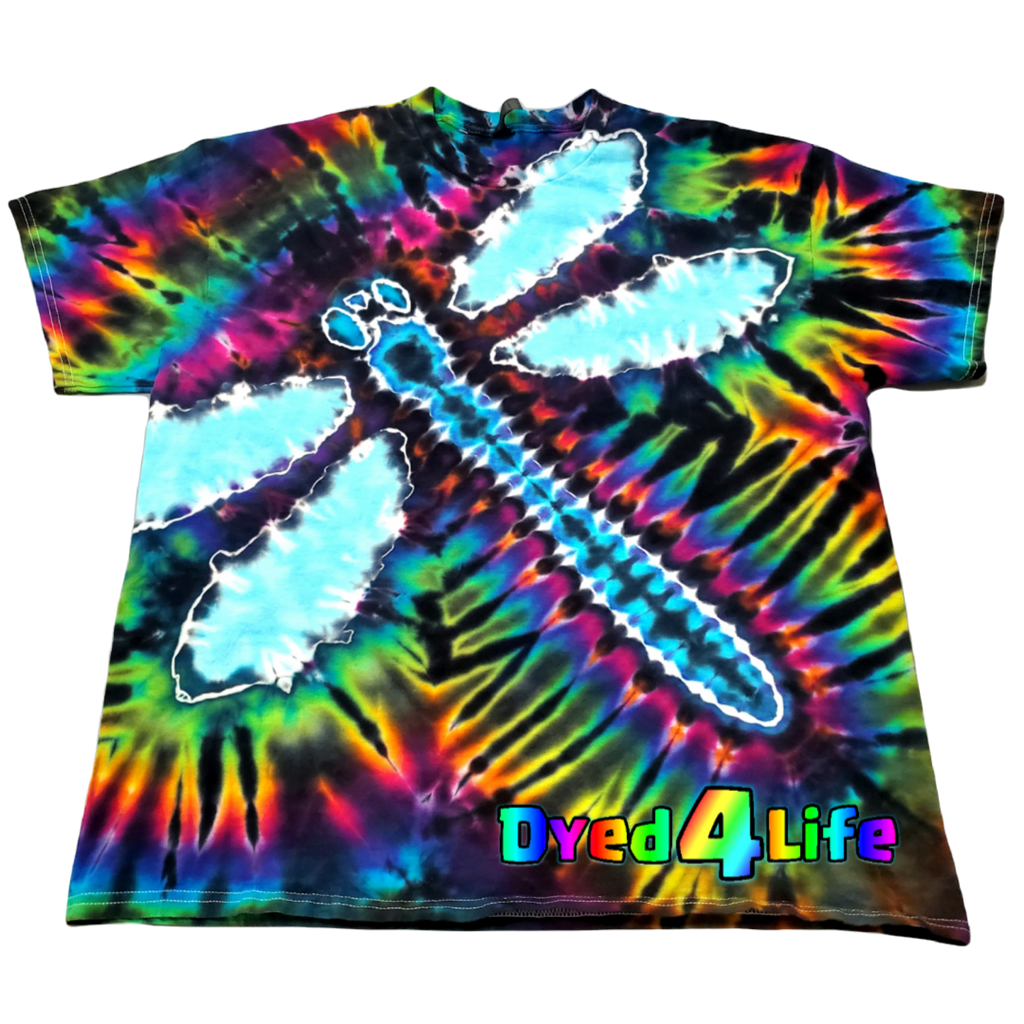 Ladies Dragonfly Tie Dye Shirt!