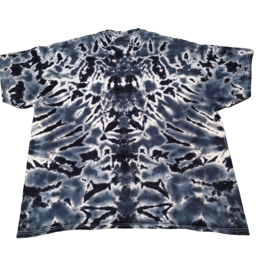 Gnome Tie Dye with Rorschach Scrunch Pattern on back!