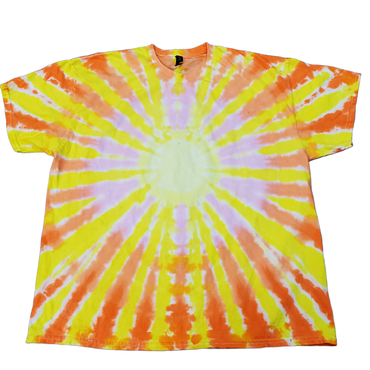 Sunburst Pattern Tie Dye Shirt 2XL