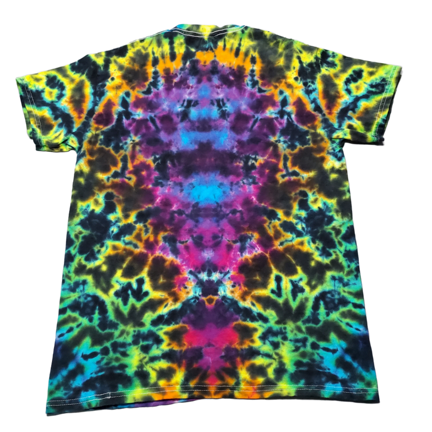 Rainbow Neck Tie Tie Dye Shirt