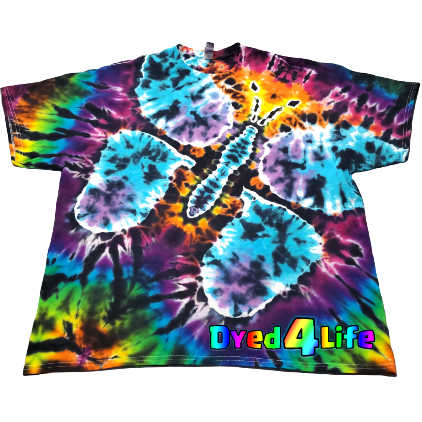 Ladies Butterfly Tie Dye Shirt!