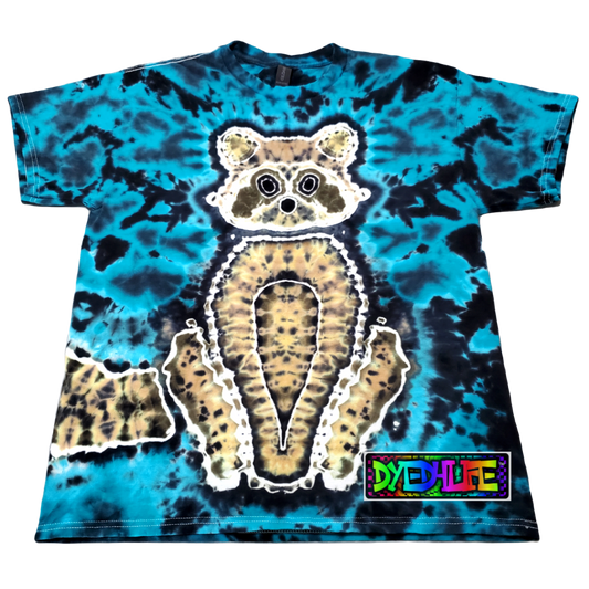 Ladies Raccoon Tie Dye!