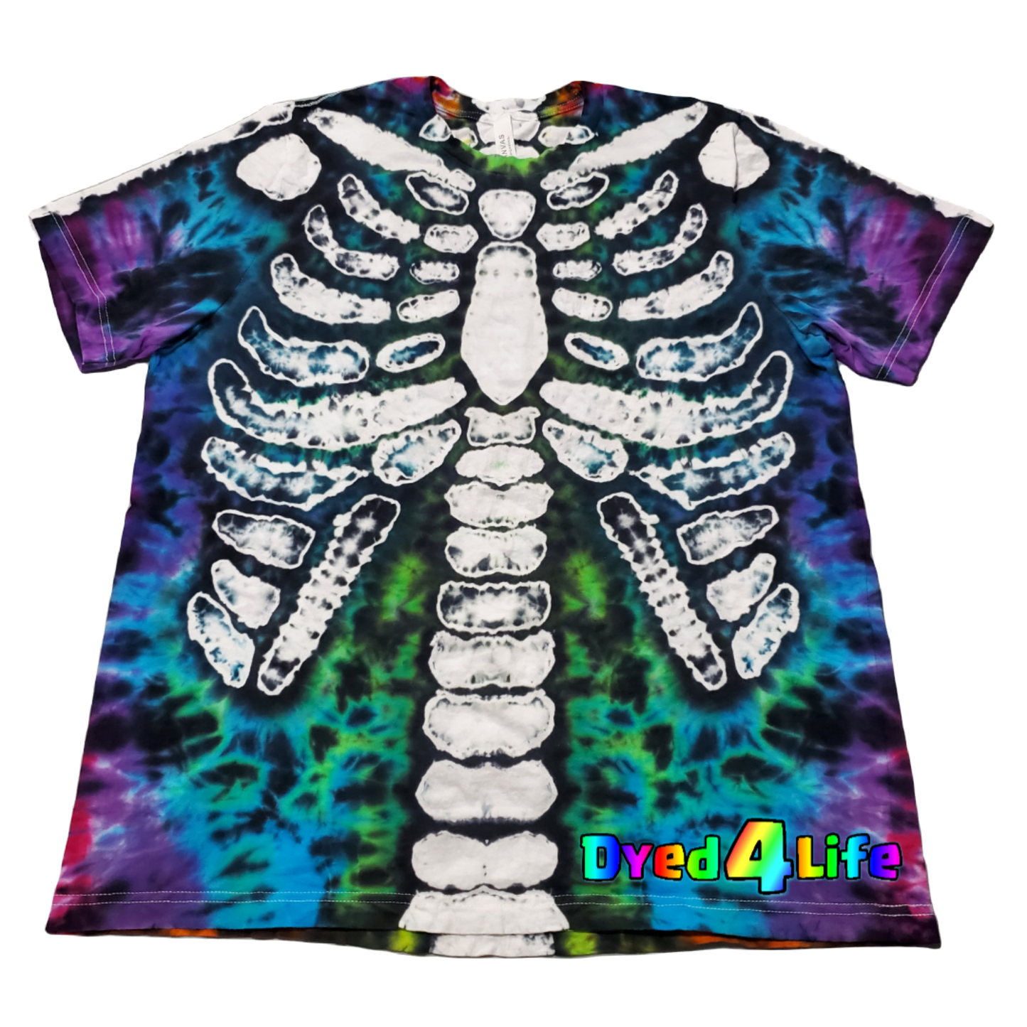 Skeleton Bones Tie Dye