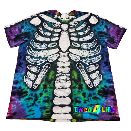 Skeleton Bones Tie Dye