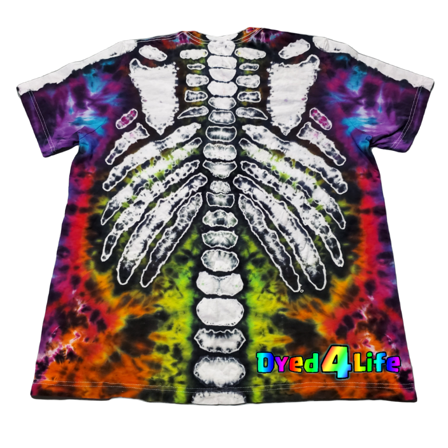 Skeleton Bones Tie Dye