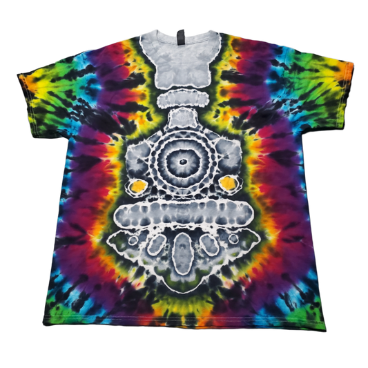 Locomotive Train Tie Dye