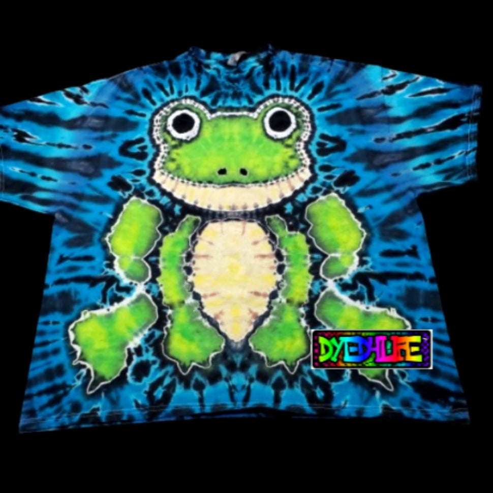 Sitting Frog Tie Dye!