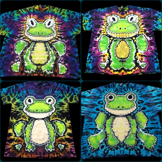 Sitting Frog Tie Dye!