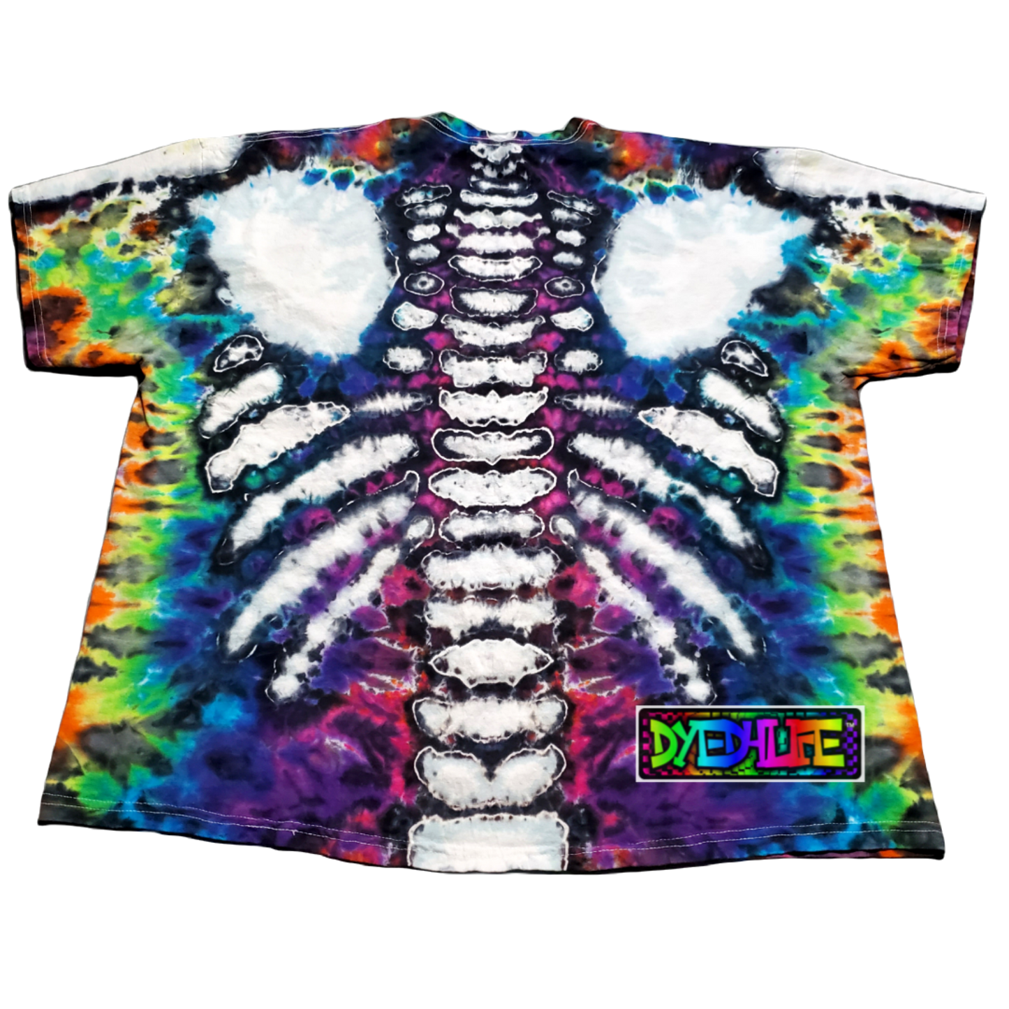 Skeleton Bones Tie Dye