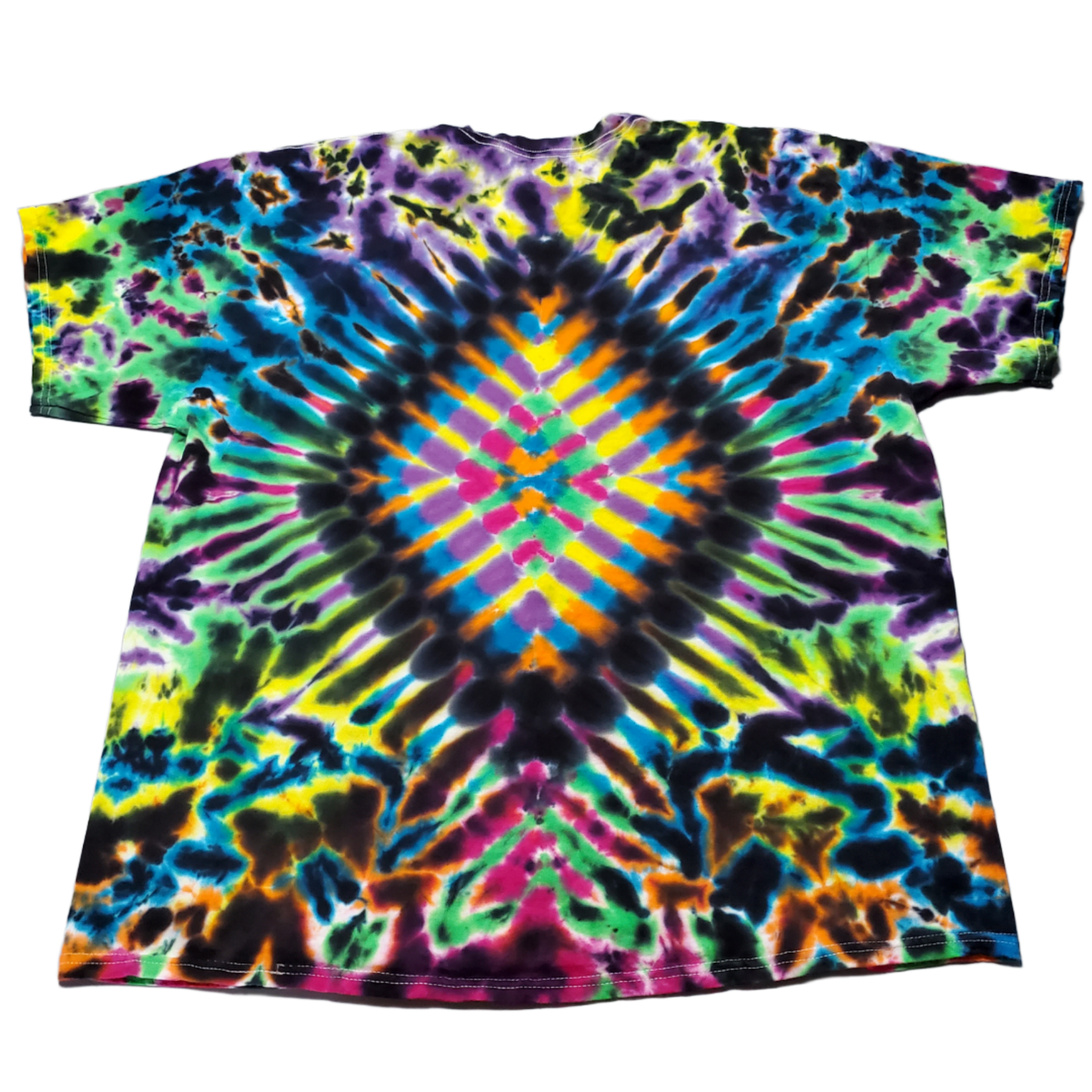 2XL Ultra Color Diamond Tie Dye Shirt