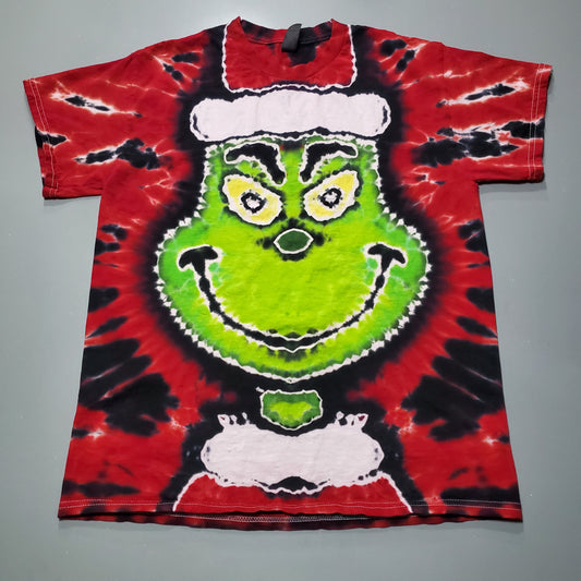 Medium Green Meanie Santa Tie Dye!