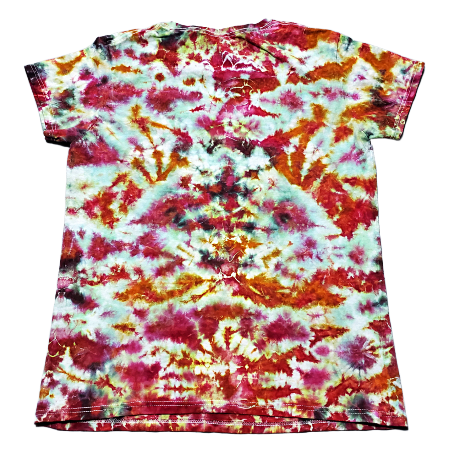 Ladies Medium Mirrored Chaos Mist Dyed Tie Dye Shirt