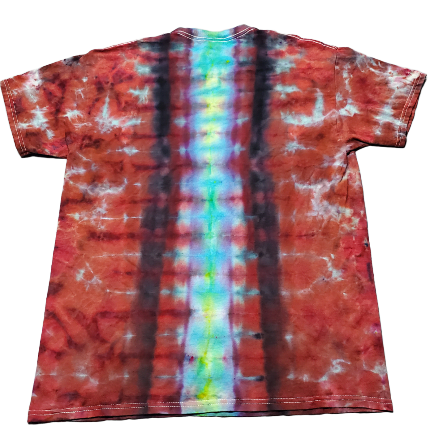 Large Spinal Split Tie Dye Shirt (Ice Dye)
