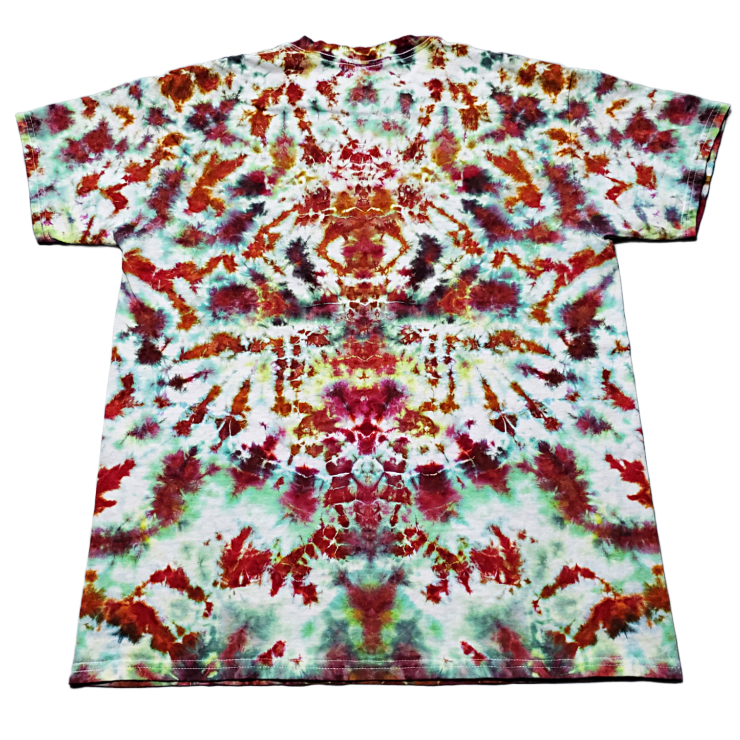 Large Mirrored Chaos Mist Dyed Tie Dye Shirt