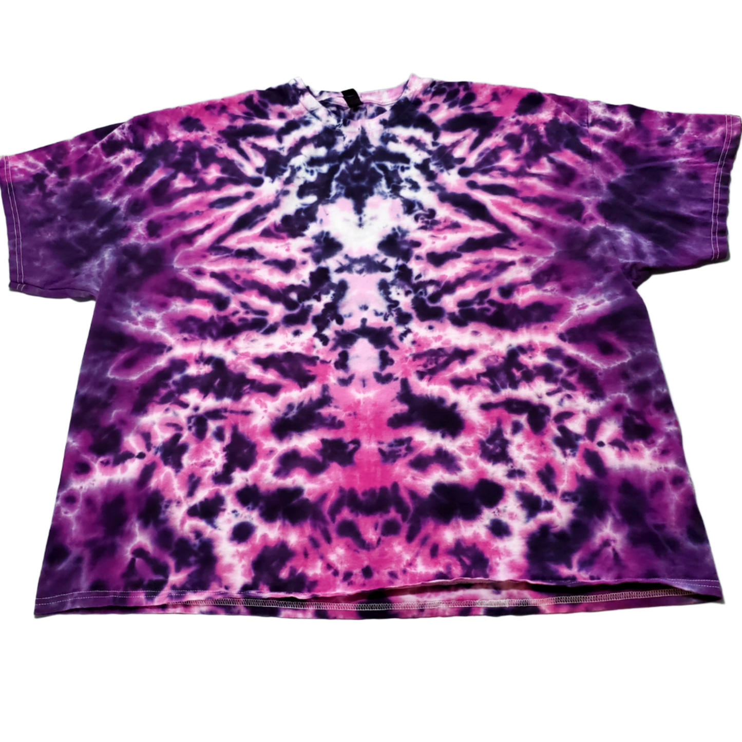 Rorschach Scrunch Gradient Color Style Tie Dye T Shirt