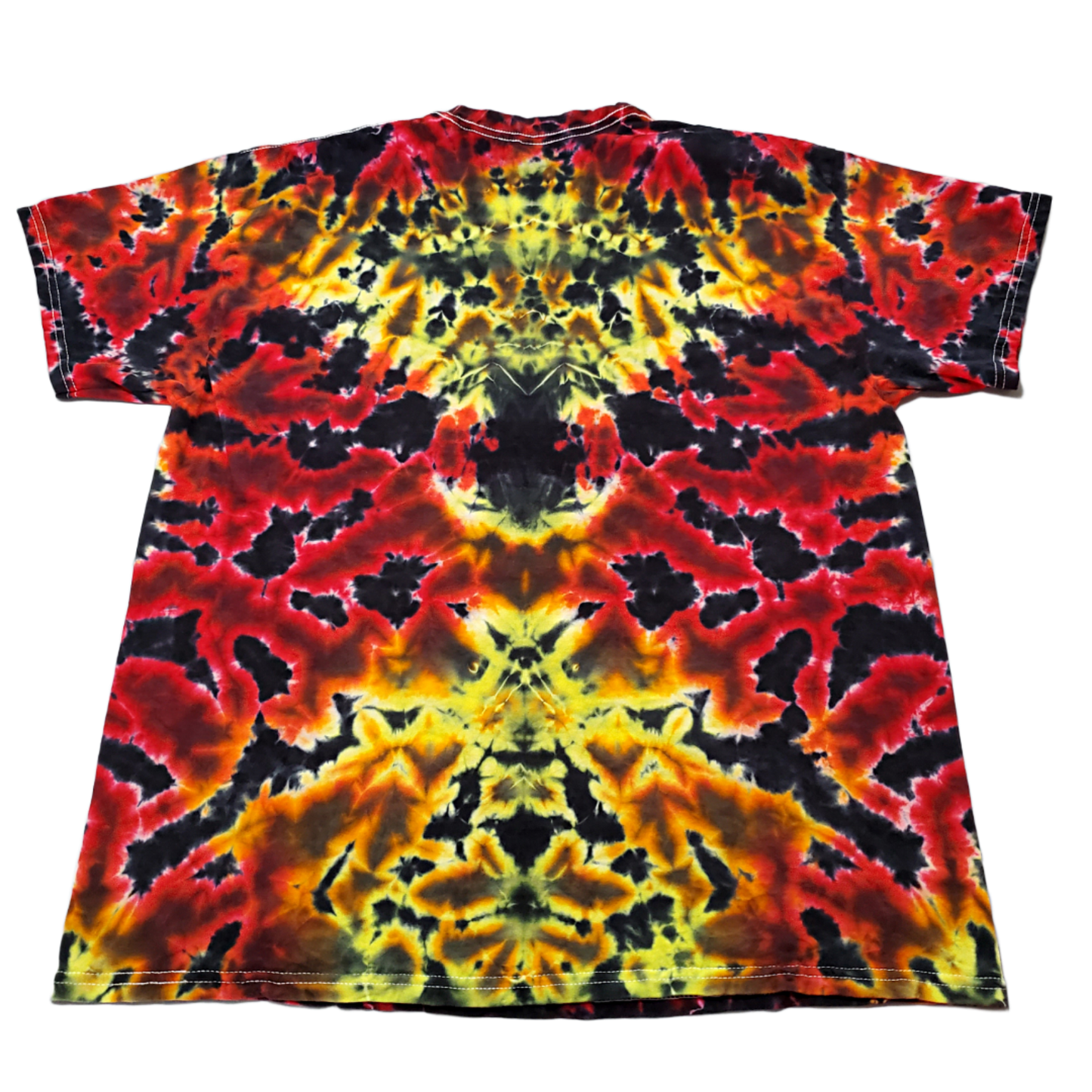 Fire Mandala Tie Dye T Shirt