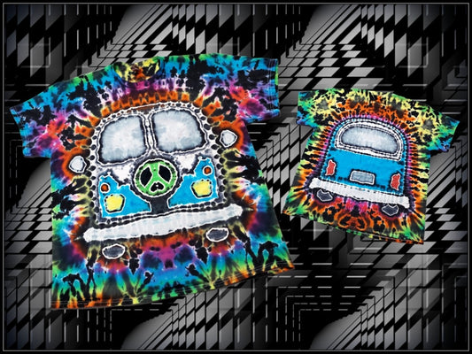 Hippy VW Bus Design! Front and back designs 😃