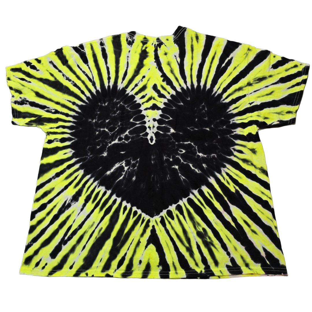 3XL UV Glow Black Heart