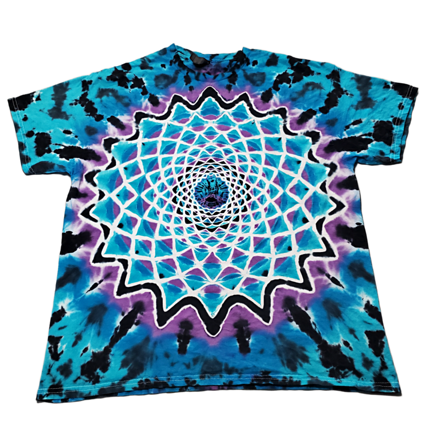 Cosmic Cool Mandala Tie Dye T Shirt
