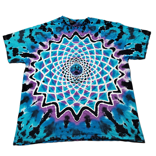 Cosmic Cool Mandala Tie Dye T Shirt