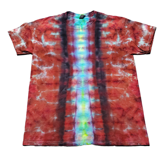 Large Spinal Split Tie Dye Shirt (Ice Dye)