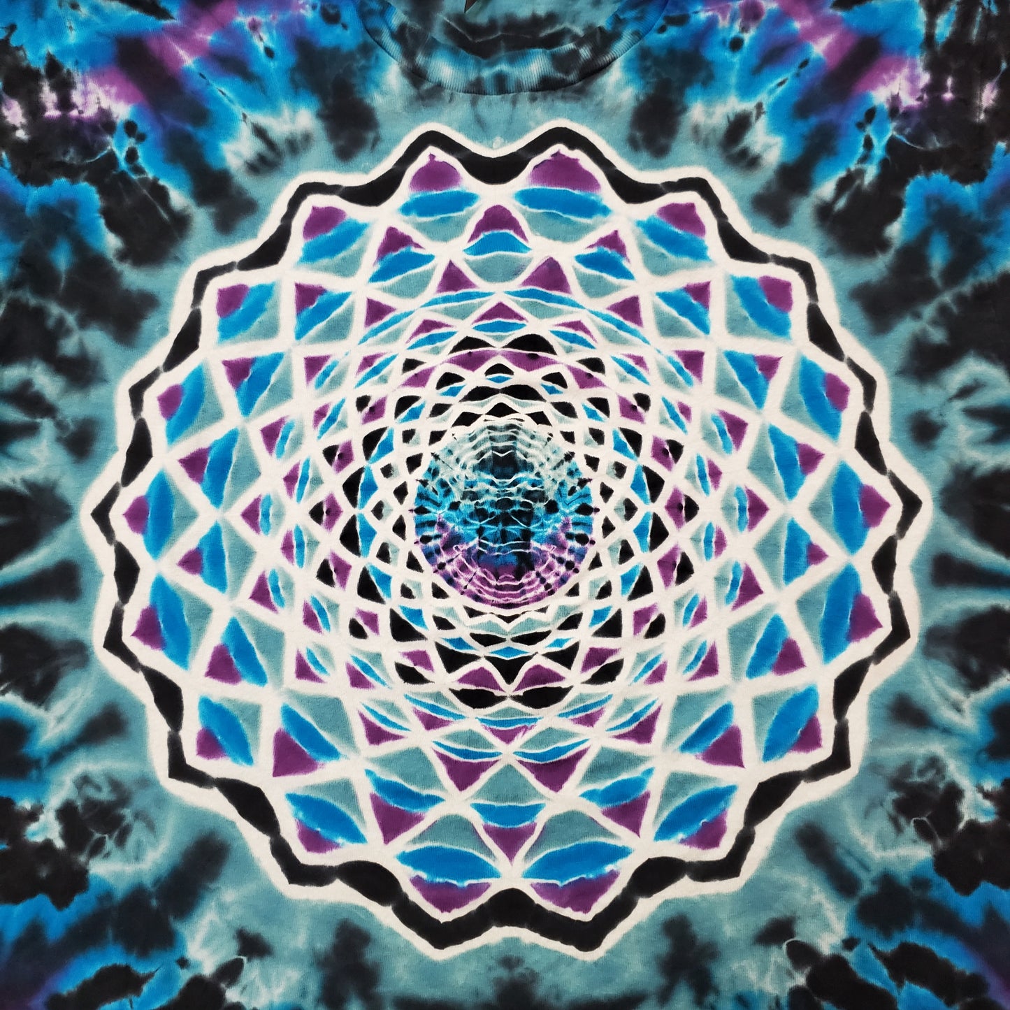 Cosmic Cool Mandala Tie Dye T Shirt