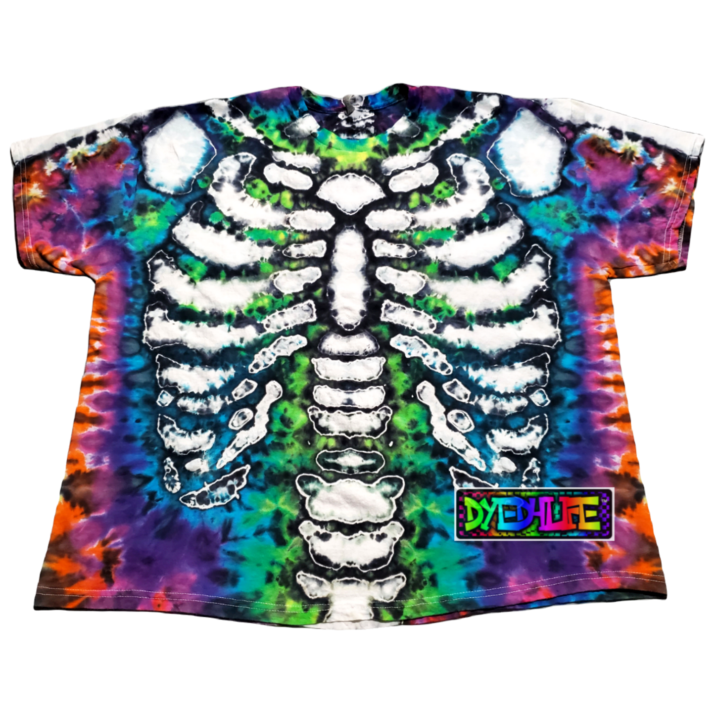 Skeleton Bones Tie Dye