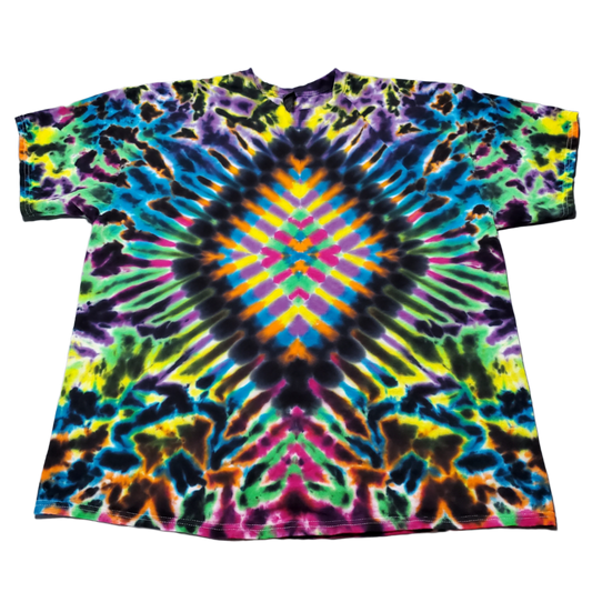 2XL Ultra Color Diamond Tie Dye Shirt