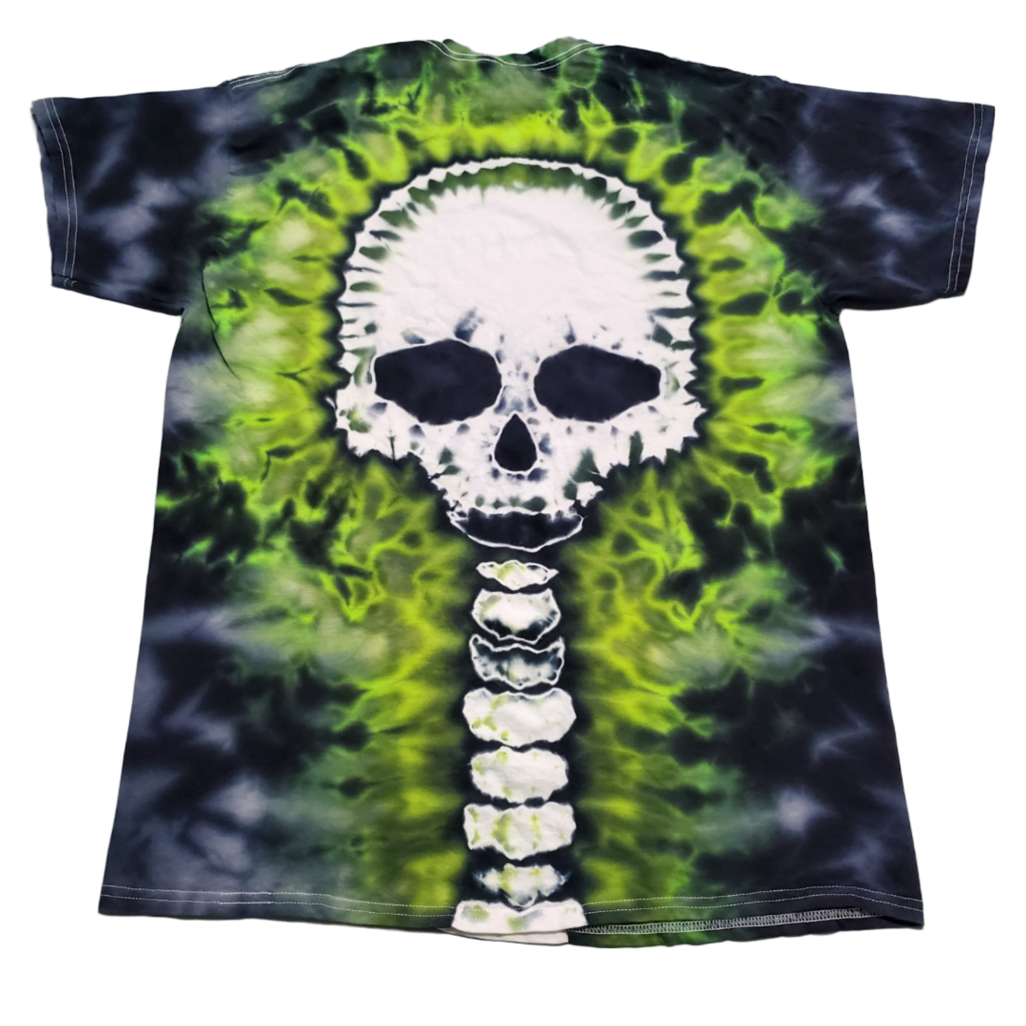 tie dye skull shirt