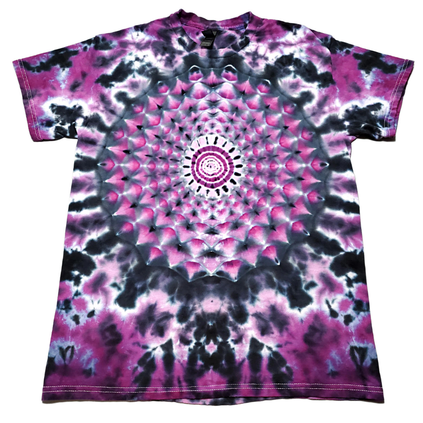 Ethereal Violet Portal Mandala Tie Dye Shirt (Large)