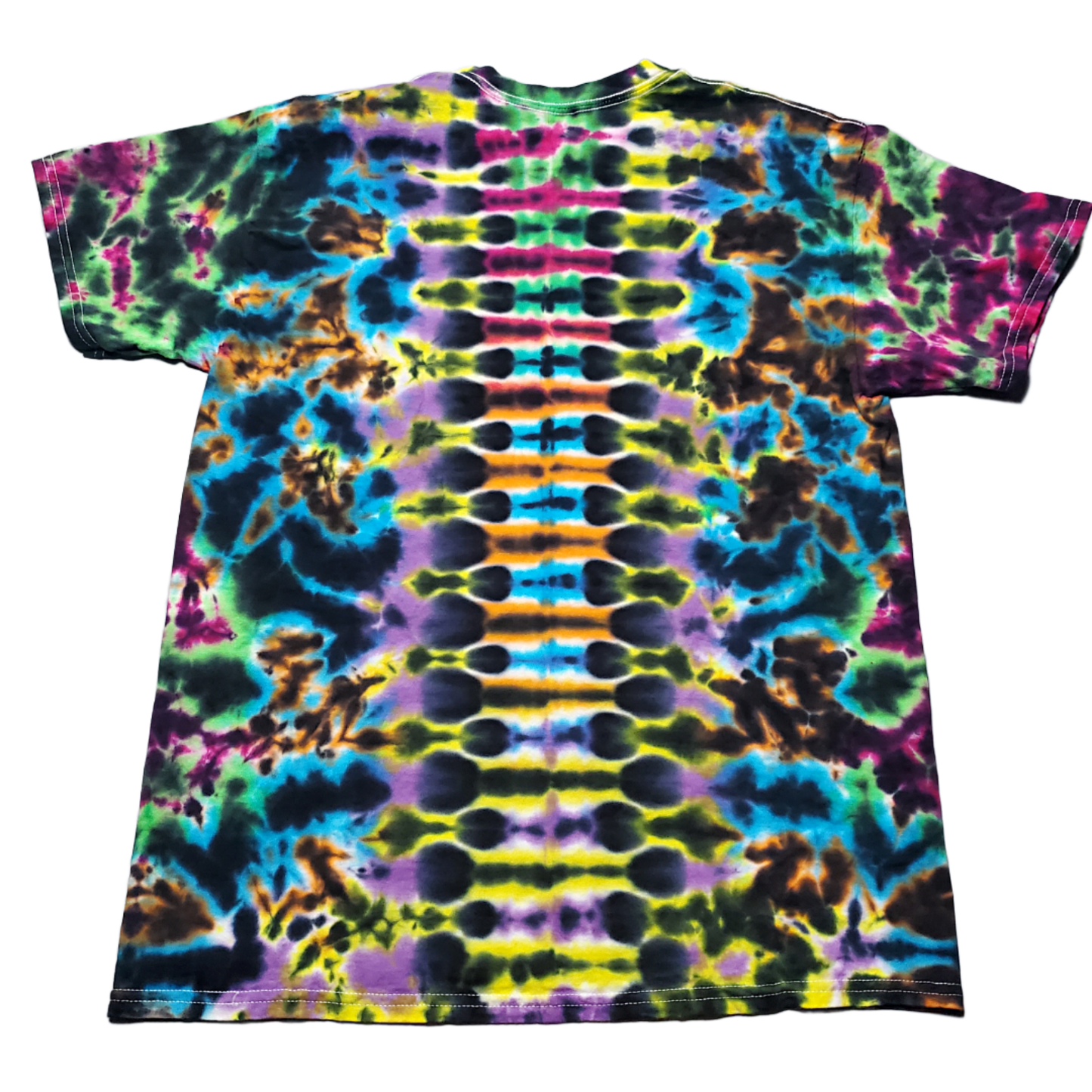 Large Ultra Color Spinal Split Tie Dye Shirt