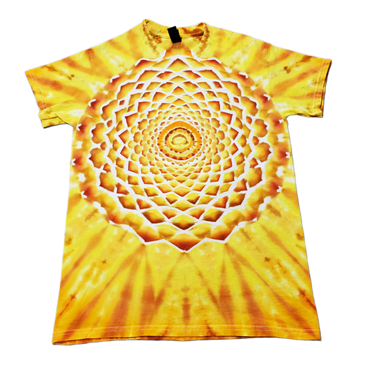Golden Portal Mandala Tie Dye