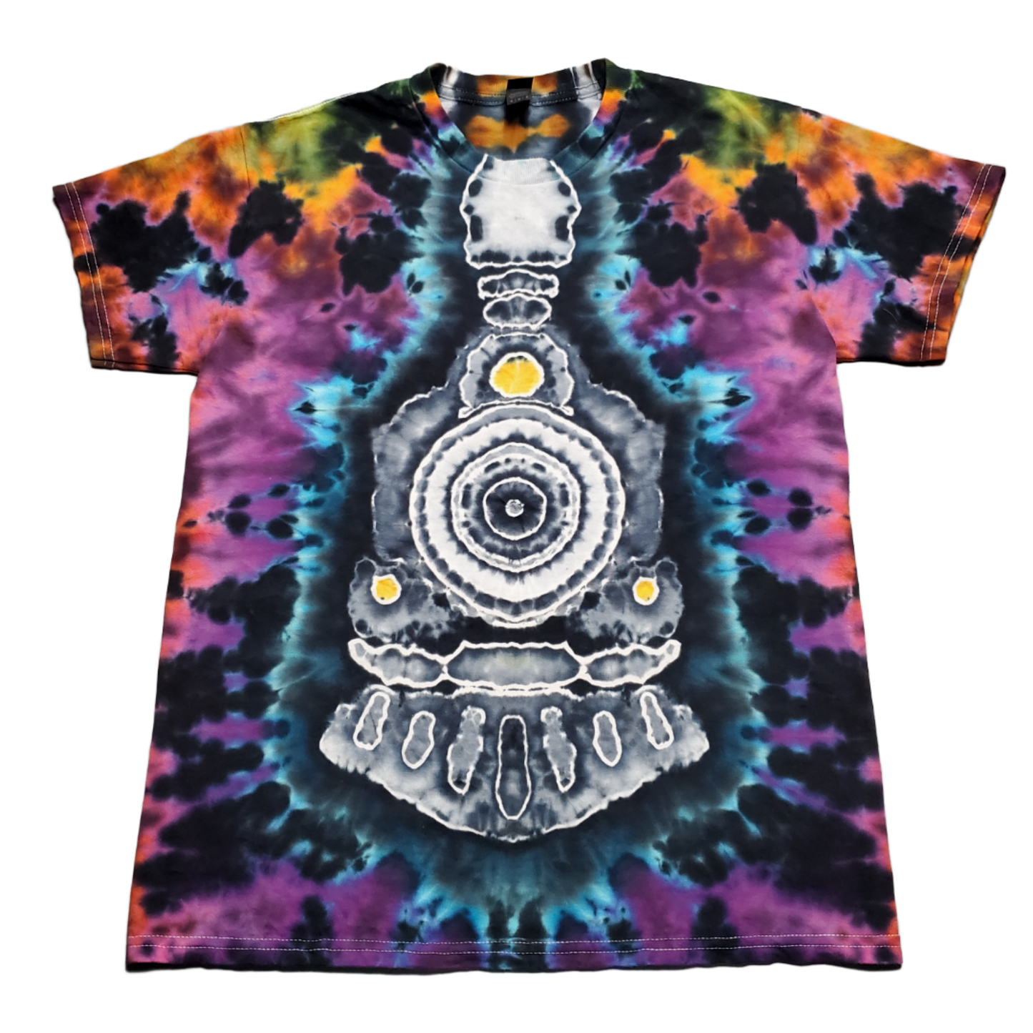 Locomotive Train Tie Dye
