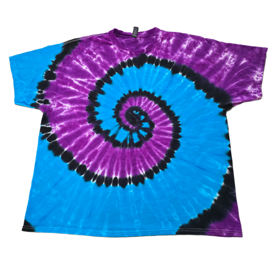 2 Color Spiral Tie Dye Shirt