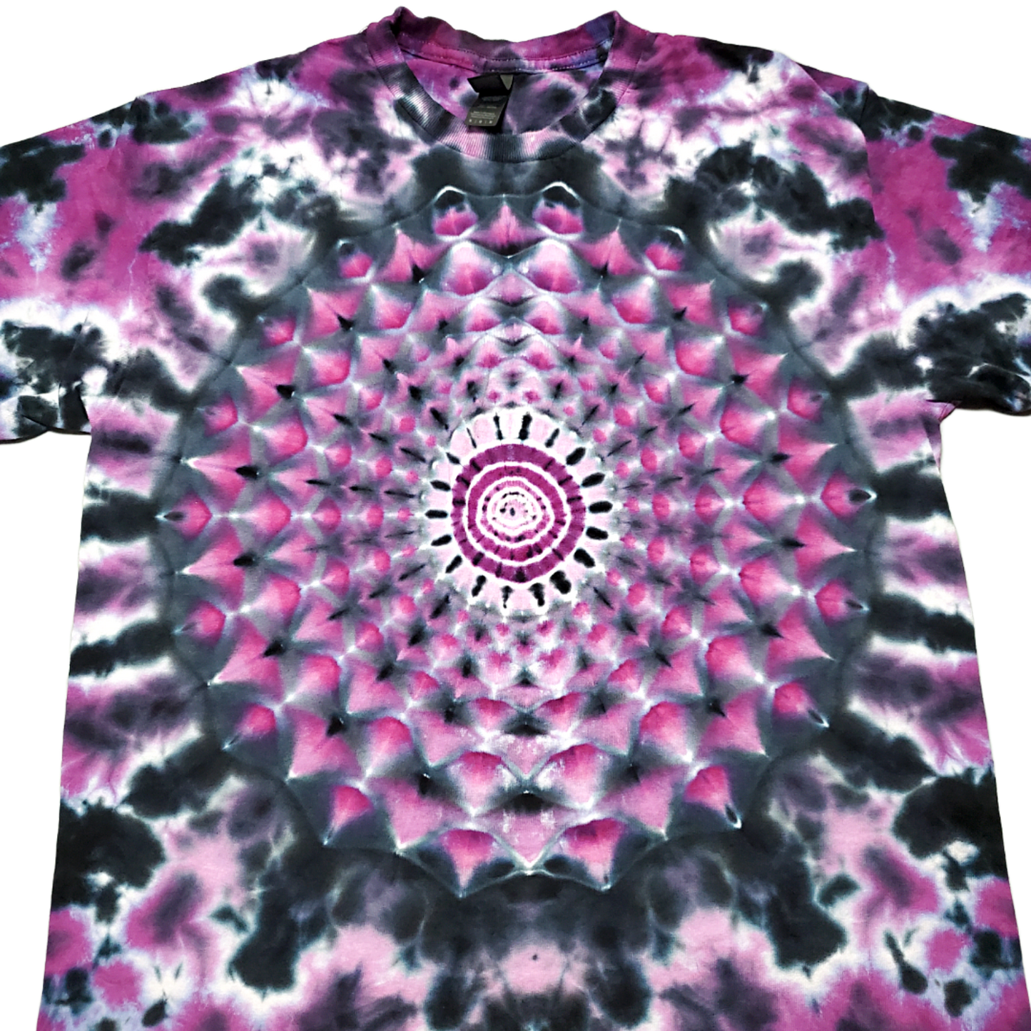 Ethereal Violet Portal Mandala Tie Dye Shirt (Large)