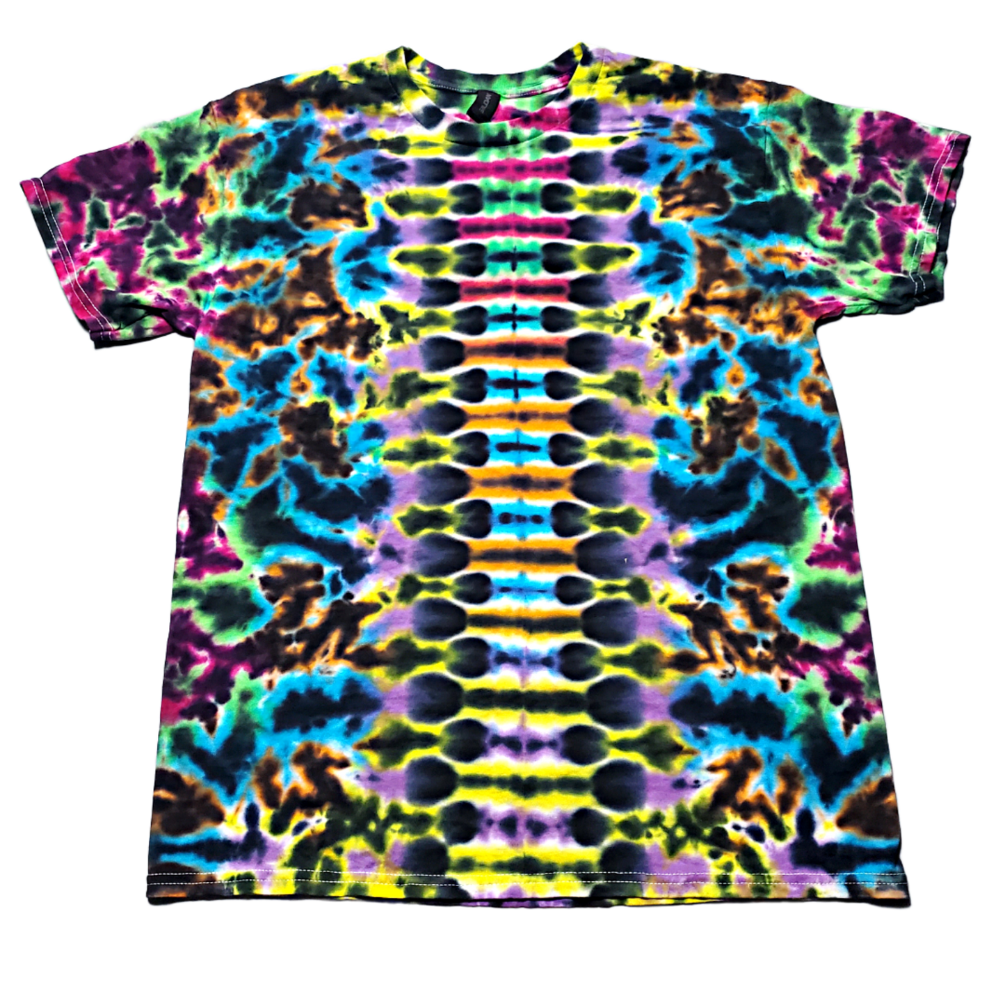 Large Ultra Color Spinal Split Tie Dye Shirt