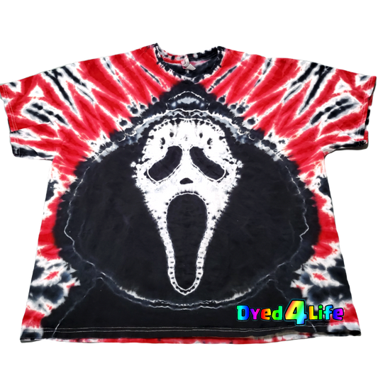 Ghost Face Tie Dye Shirt!