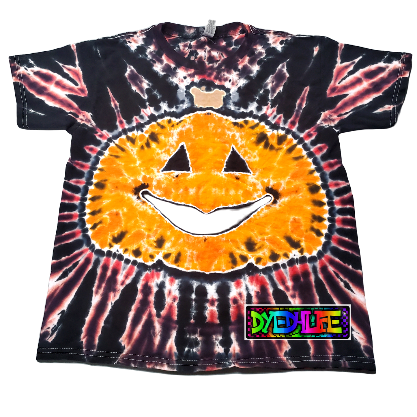 Pumpkin Jack O Lantern Tie Dye Shirt!